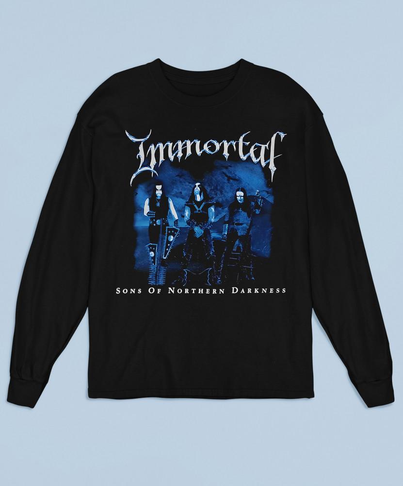 Immortal band Sons of Northern Darkness T-shirt Black Tee S-5Xl JJ3581 Unisex T-Shirt S