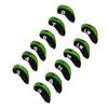 12Pcs Putter Head Covers Blade Golf Club Headcovers Neoprene Protective Jacket for Training Daily UseGreen