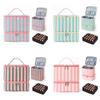 Modern Minimalist Dual Layer Makeup Organizer With Large Capacity For Travel And Home Use