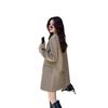 Women's Oversized Khaki Casual Blazer - Korean Style, Loose Fit, High-End Niche Fashion