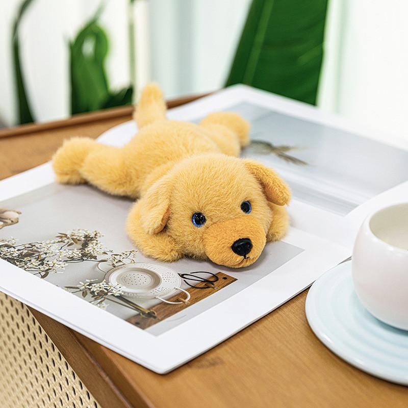 Pet Plush Dog Stuffed Toy Keychain With Soft Short Plush For Bags And Car Accessories