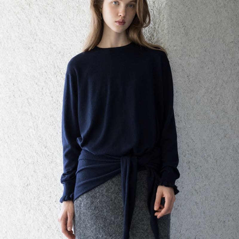 AND YOU Scallop Embroidery Detail Angora Scarf (4 Colors)_2FFUAF09