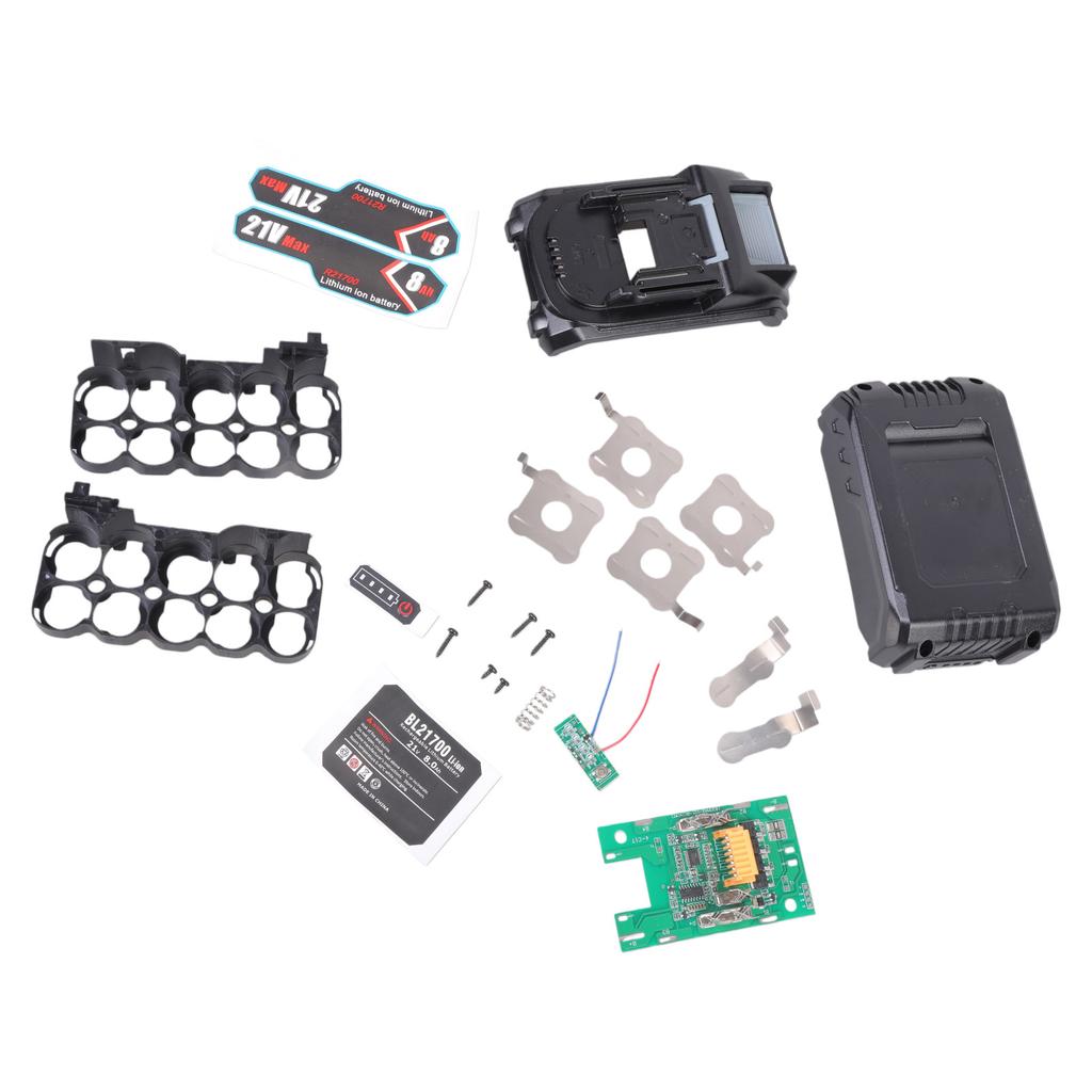 Protective Circuit Board Battery Case Enclosure For 18V BL1830 BL1890 21700 Batteries With Reusable Design BL1830 BL1890