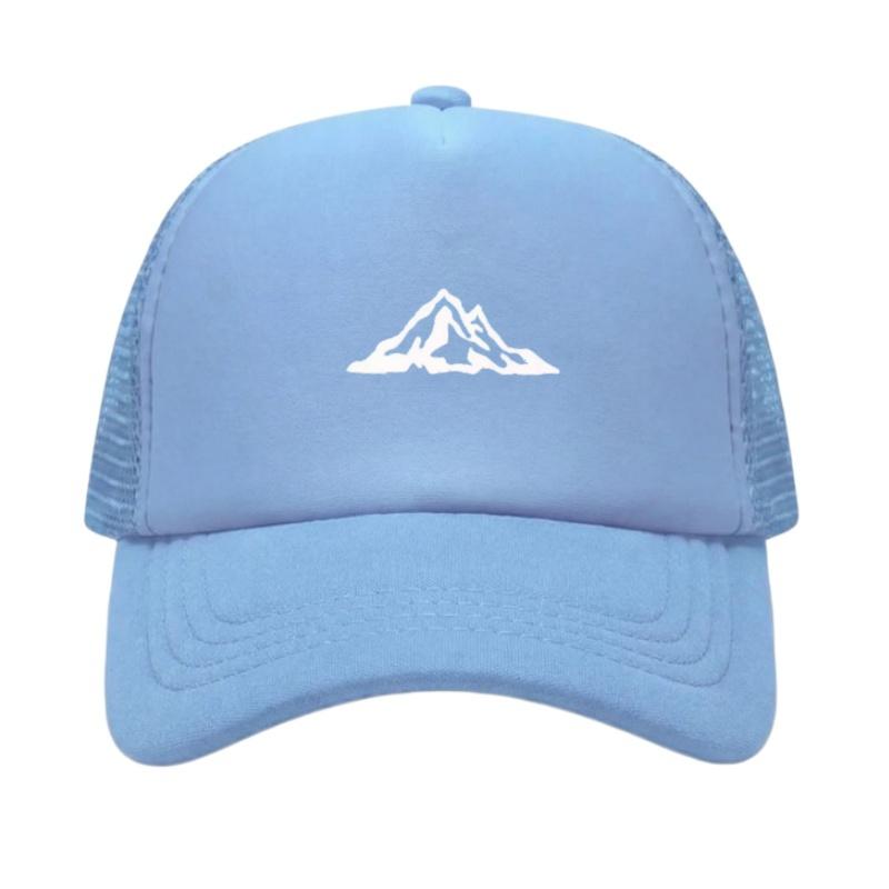 Mountain Range Printed Adjustable Baseball Cap Classic Snapback Dad Hat Breathable Mesh Hat Golf Fishing Outdoor Sun Cap