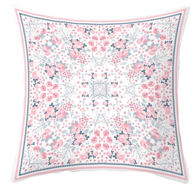 Mandala Ethnic Style Printed Peach Skin Velvet Pillowcase, Bohemian Home Pillow and Cushion Cover