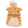 Duck Shaped Dog Raincoat Reflective Strips Bee Shaped Dog Hooded Raincoat Lightweight Tail Covered Reflective Dog Raincoat 5