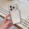 Transparent Magnetic Bow Suction Phone Case for Apple iPhone 17 Pro Max - Full Coverage, 16th Gen