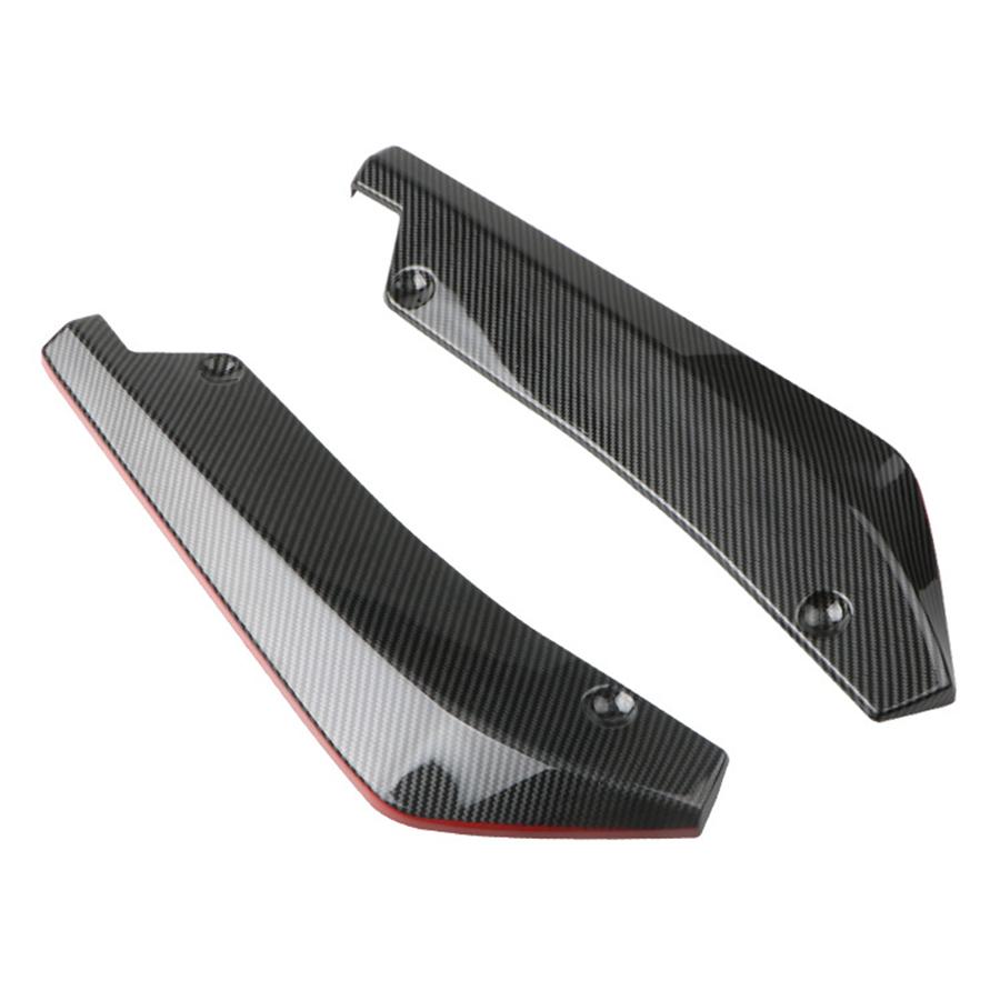 New Universal Car Front Rear Bumper Strip Lip Spoiler Diffuser Splitter Scratch 2pcs