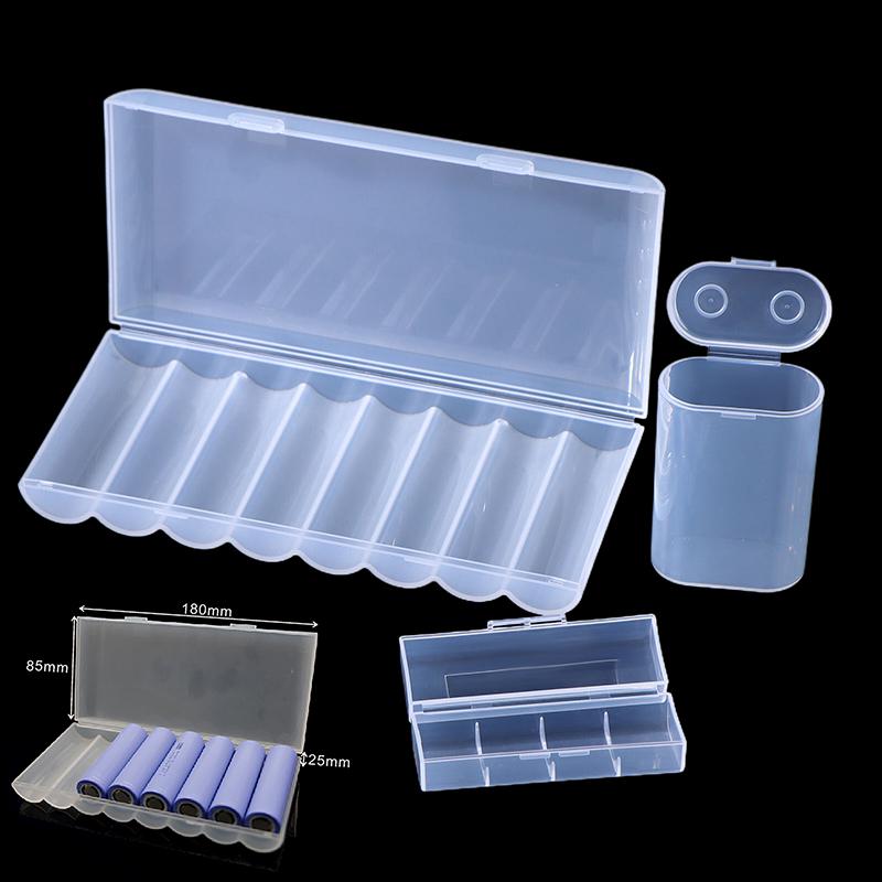 1/3Pcs 1 Section/2 Section/4 Section/8 Section 21700 Battery Anti Fall Protection Box 21700 Battery Pp Plastic Storage Box