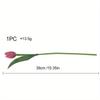 10Pcs Artificial Flowers Tulips Real Touch Latex Plastic Soft Faux Bouquets for Party, Wedding, Home, Room, Garden Decor