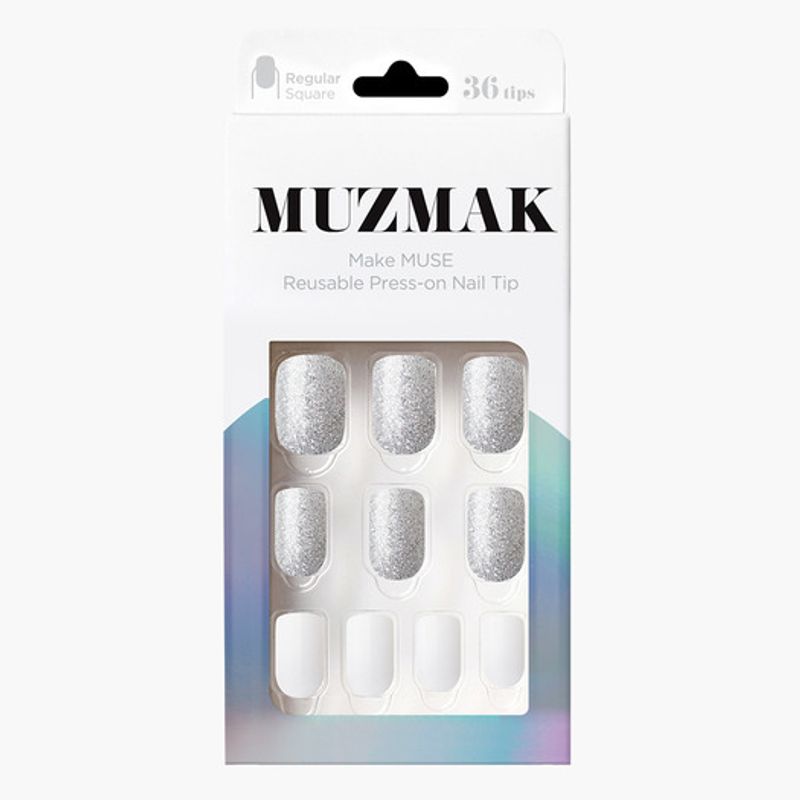 Reusable Nail Tip Moondust (Regular Square)