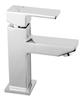 Zicco Freestanding Washbasin Faucet, Plastic Click-Clack Stopper, Chrome