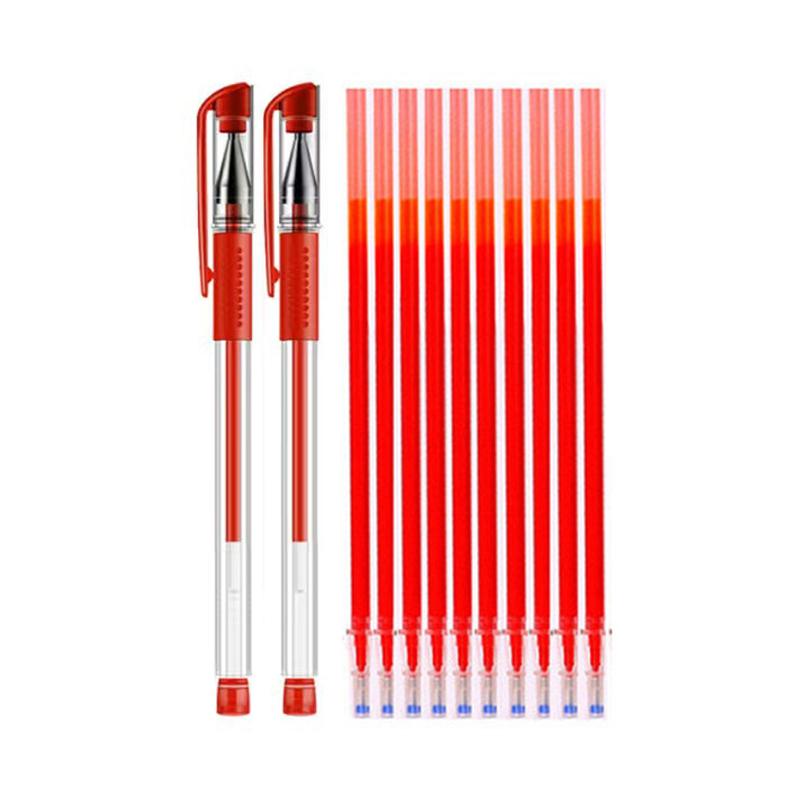 6/12 sztuk biurowy długopis żelowy szkolne pióro gładkie pisanie Test Roller znak długopis żelowy moda szkolne materiały biurowe praktyczne piśmienne pióro do podpisywania