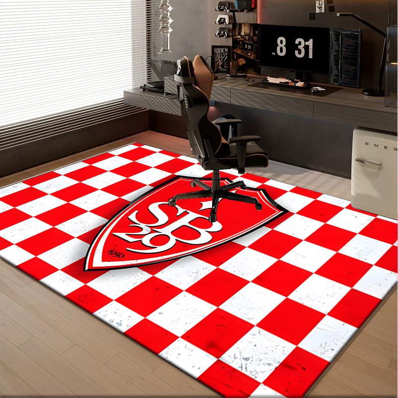1PC rug Sb29 Badge Emblem Carpet, Chair Rug,Area Rug for Office Bedroom living rooms bedroom, Doormat decor Christmas fan gifts