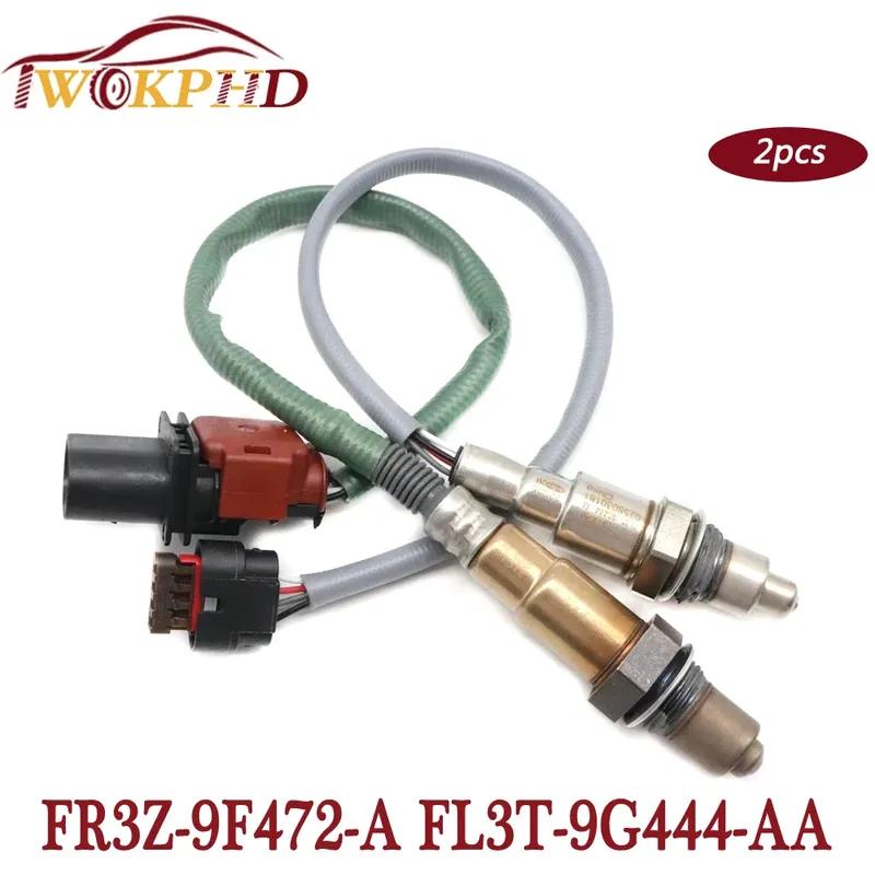2pcs Car NEW Front Rear Air Fuel Ratio Lambda O2 Oxygen Sensor FR3Z-9F472-A FL3T-9G444-AA For Ford Mustang 2.3L MT82 2015-2016