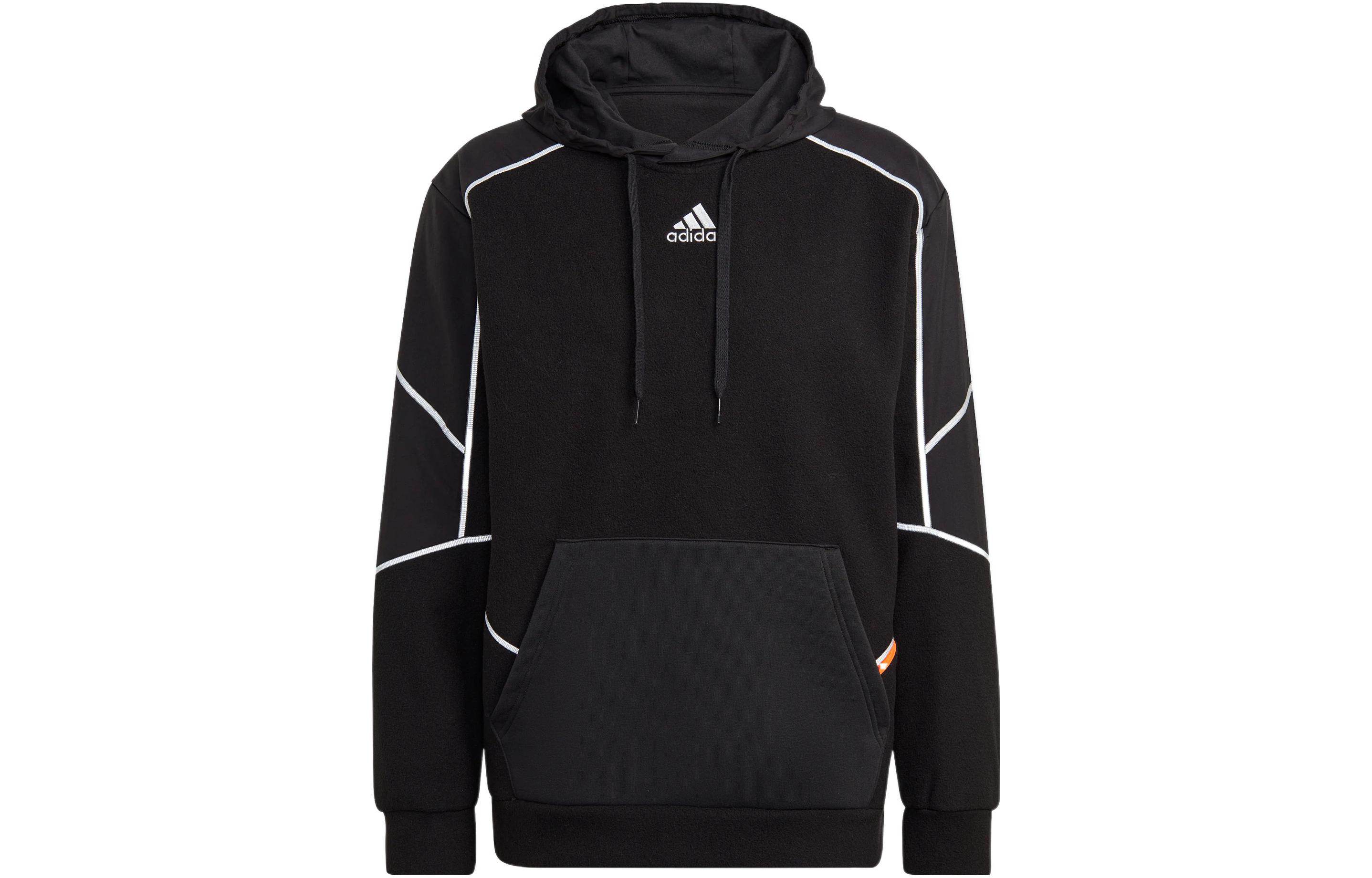 

Adidas Sweatshirts Men s Black Hooded Moderate Regular HL6913 XS
