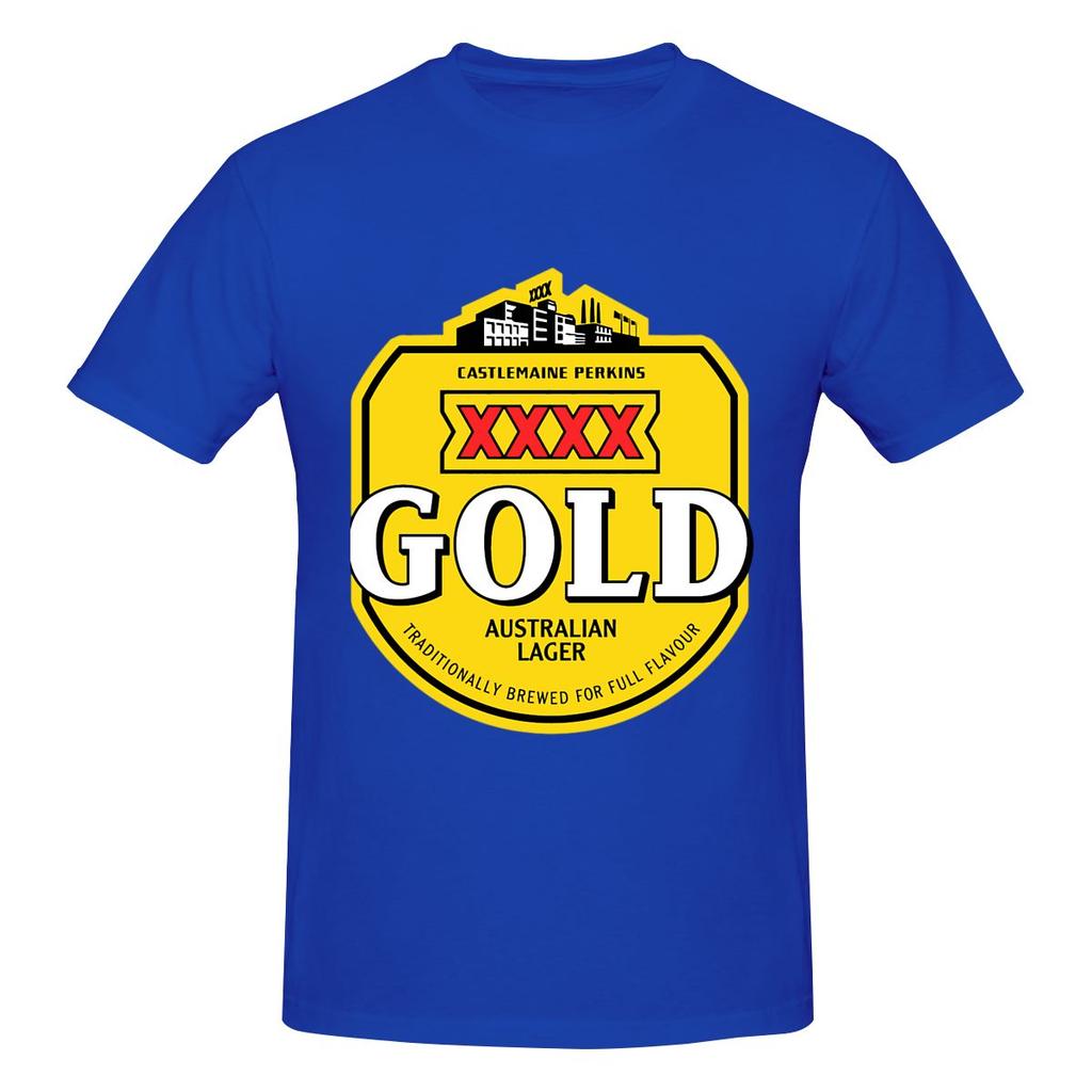 Xxxx Gold Logo Campus Style Tshirt Japanesestyle Vibe Versatile Outerwear Tshirt