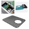 Alfombrilla para fregadero resistente al calor Antideslizante Alfombrilla de cocina Herramienta de cocina Protector de fregadero Encimera/Barra