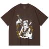 230 Gsm 100% Cotton Demon Slayer V40 Kaigaku Print Unisex Heavy Cotton T Shirt