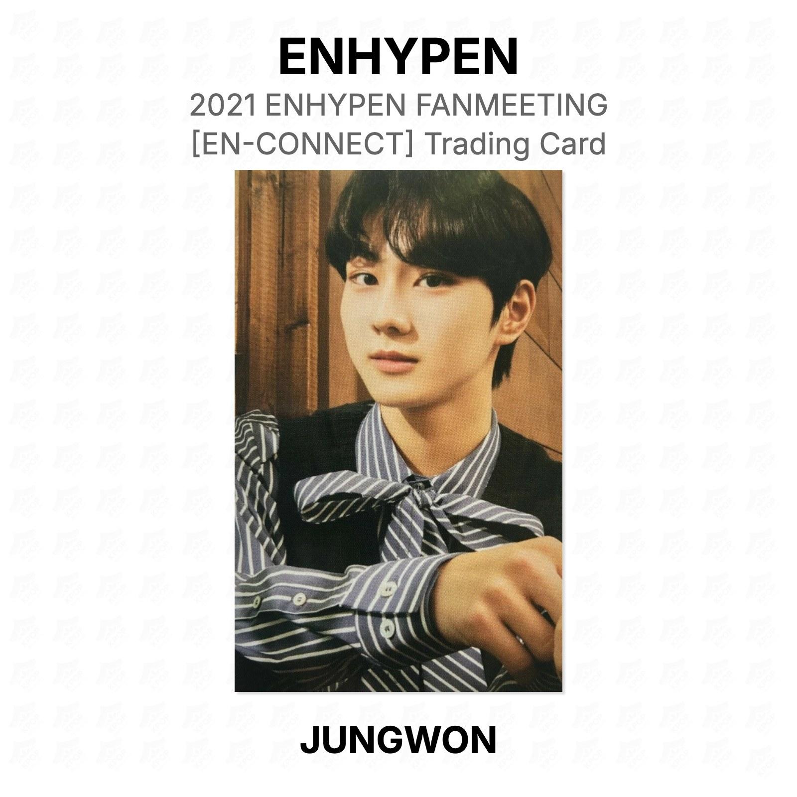 ENHYPEN 2021 ENHYPEN FANMEETING [EN-CONNECT] Trading Card Official Photocard JUNGWON 03