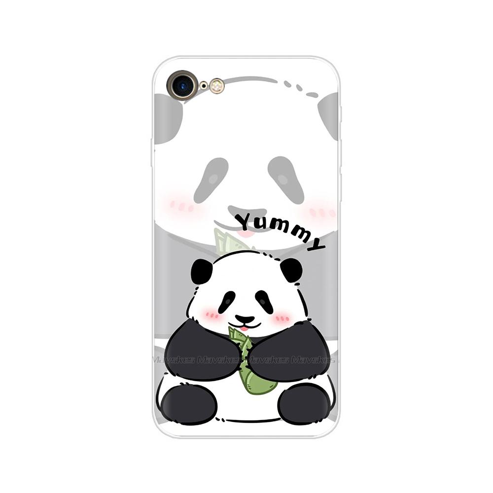 For iPhone SE 2020 Case Fashion Cartoon Soft TPU Back Cover For iPhone SE Clear Silicone Casing Protective Cases For iPhoneSE