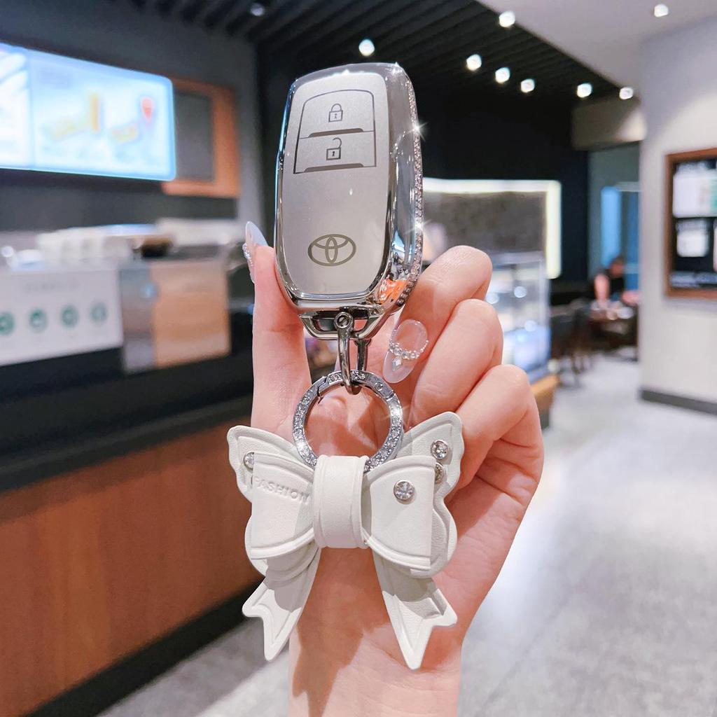 Key Cover Compatible with Toyota Models: Highlander, Corolla, Prado, Asia Dragon, RAV4, Levin, Camry