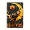Retro Vintage Witch Metal Tin Sign X Cm Perfect for Halloween Decor IndoorOutdoor Use Durable Iron Wall Ar