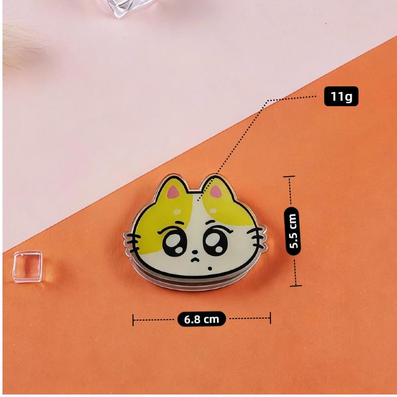 1 pièce Kpop ENHYPEN Personnage Mignon Support Poignée de Téléphone Jungwon Jay Sunghoon Sunoo Ni-ki Acrylique Extensible Support de Téléphone Prise Support pour Doigt Cadeau pour Fans