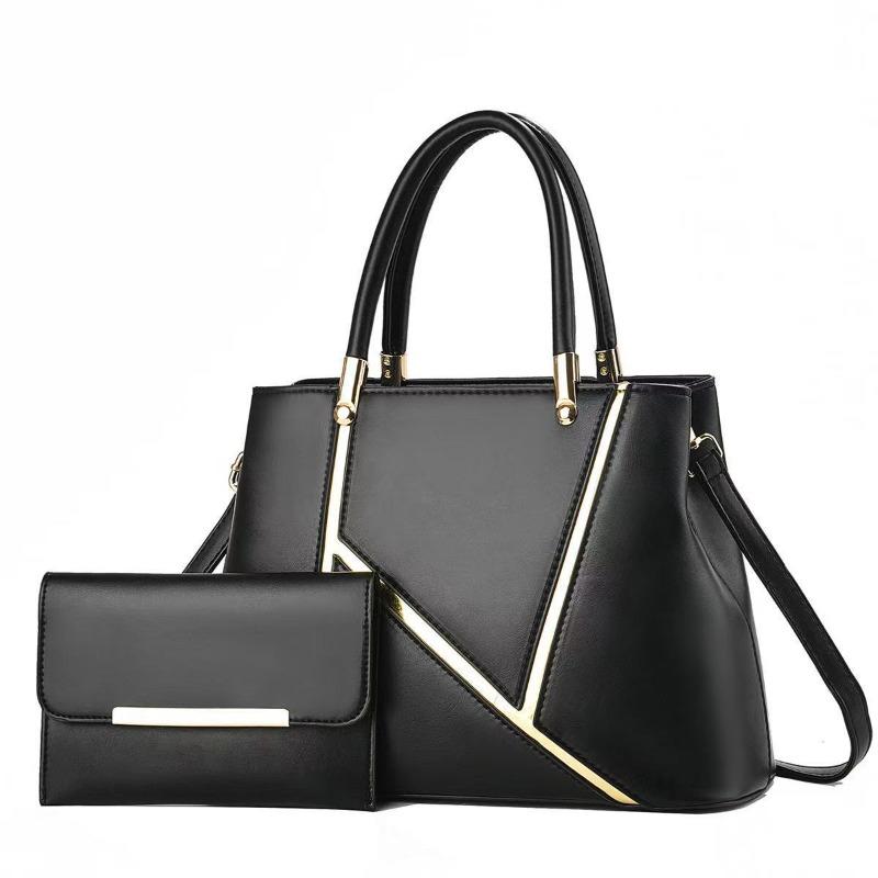 Splicing Women's Bags, New Mother and Child Bags, Women's Large-capacity Handbags, Free Mother Shoulder Messenger Bags.