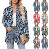 Women's Long Sleeve Cardigan V Neck Fashion Printed Shirt Lightweight  Casual Loose Thin Cardigans With Pockets
