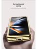 Samsung Fold4 Electroplated Phantom Transparent PC Hard Shell Case - Solid Color, Foldable Protection