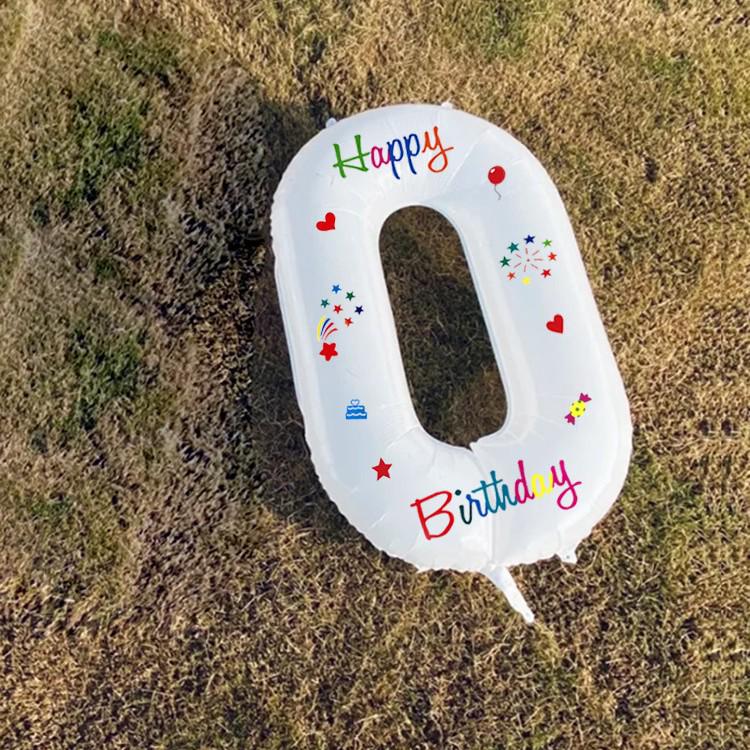 32nd Birthday Number Balloons & Decoration Set for Kids - Photo Props for Boys & Girls