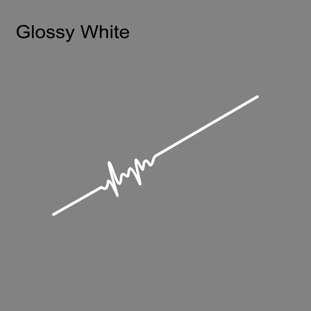 Graphics ECG Heartbeat Strip Stickers Car Body Windows Hood Bumper Decor Decal Vinyl Decoration Auto Tuning Para Accessories
