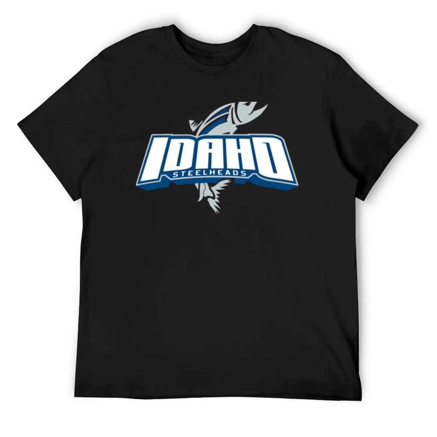 Idaho Steelheads T-Shirt custom shirt Aesthetic clothing funny meme t-shirts T-shirts for men cotton S