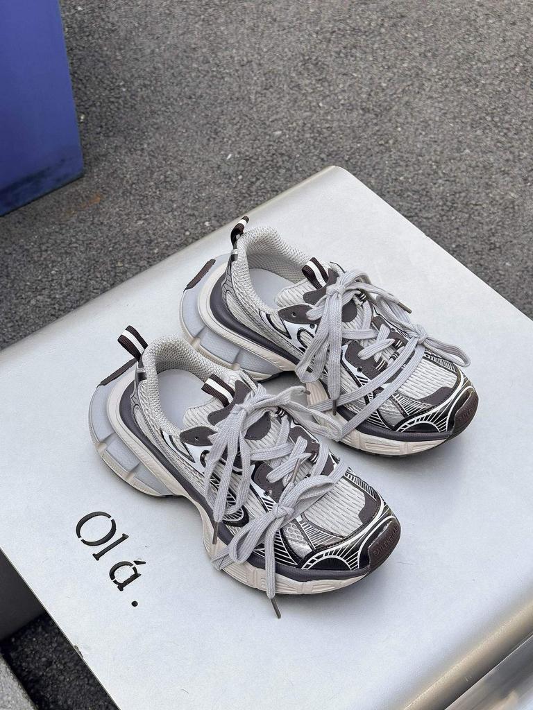 Leder Paris 3xl Dad-Schuhe Damen 2025 Herbst neu Retro Old School dicke Sohle erhöhend lässige Sportschuhe Trend