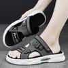 Slippers Men's Summer New Personalized Design Outdoor Leather Soft Bottom Shock Absorption Casual Sandals