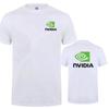 Nvidia T Shirt Men Summer Short Sleeve Cotton NVIDIA T-shirts Man Tops Cool Tshirt 2024  Round Neck Pure Cotton Harajuku 2024