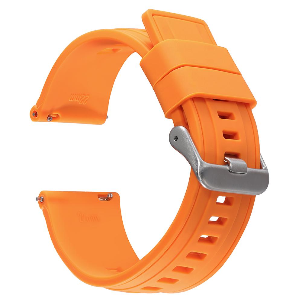 18mm 20mm 22mm Silicone Strap Waterproof Sport Bracelet for Samsung Galaxy Soft WatchBand for Huawei Gt2 Gt3 for Men Women