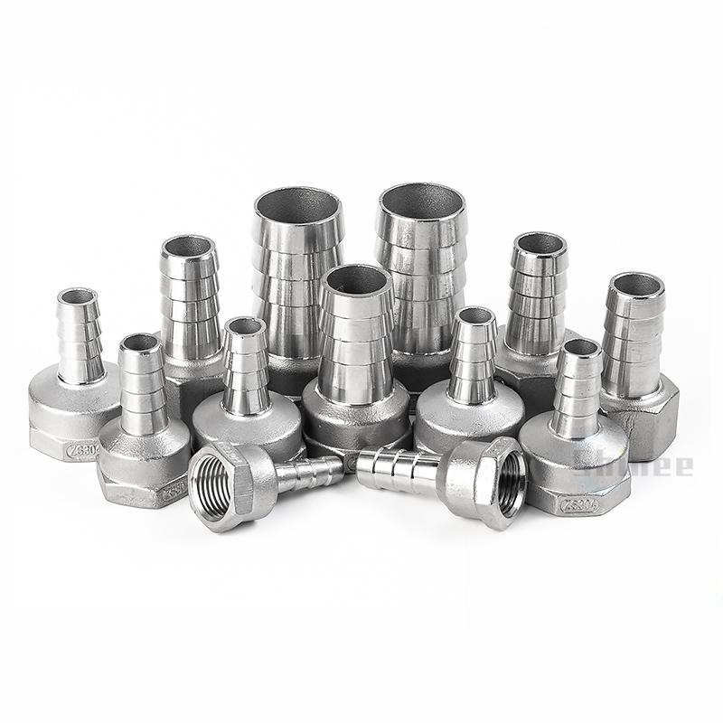 1/8 1/4 1/2 (6 8 10 12 16 25mm)304 Roestvrij Staal Schroefdraad Fitting Man Vrouwelijk Slangkoppeling Connector Leidingbuis Elleboog