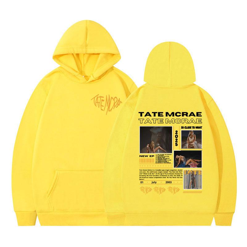 Tate McRae So Close To What Fashion Harajuku Sweatshirt Autumn Winter Casual Hoodie Men Women Aesthetics Pullover Fans Gift Tops