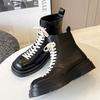 Martin boots men's leather lace-up high-top men's boots platform men's boots 2025 autumn new men's shoes