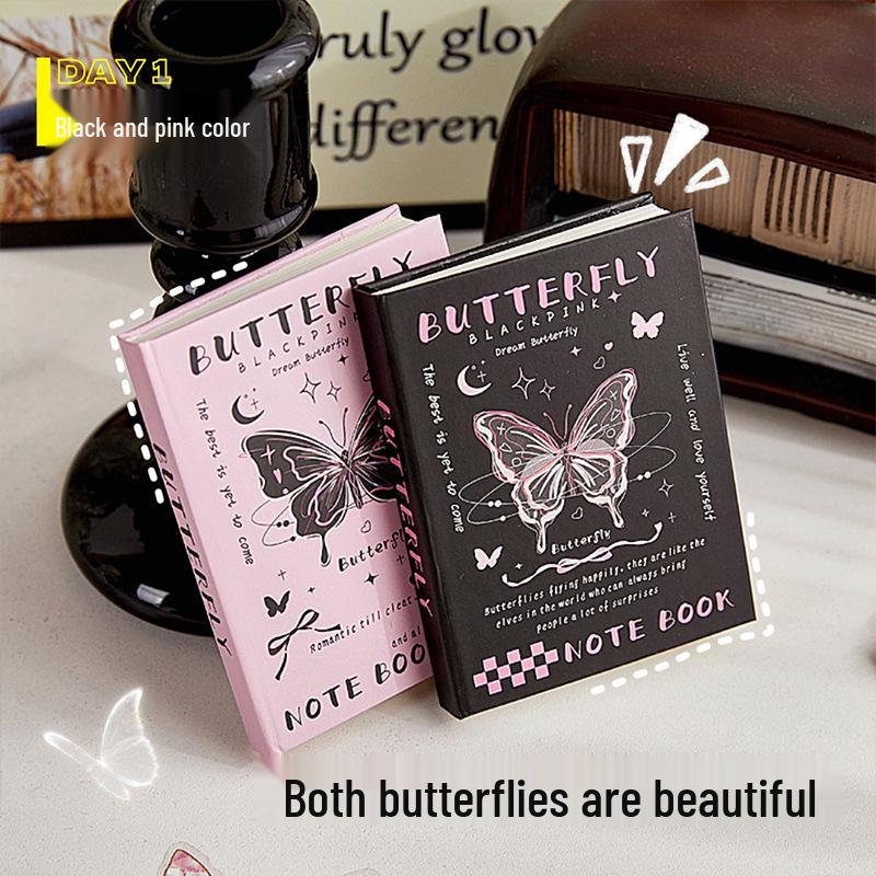Dreamy Butterfly Mini A7 Notebook for Girls: Portable, High-Value Student Journal