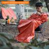 Outdoor Wiederverwendbarer Notfallschlafsack Thermisch Wasserdicht Survival Camping Reise Orange