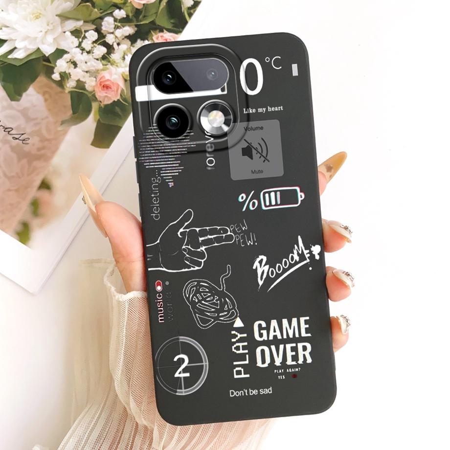 

Cute Cartoon Black Cat Dragon Soft Silicone Case For Realme 16 Pro pro+ Realme16 Back Cover Shockproof Shell Anti-scratch Bumper Realme 16 Pro Plus