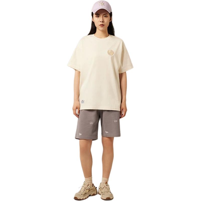 New Era SS24 All Over Print Gradient Embroidered Knit Casual Shorts Unisex shorts Gray 14187409