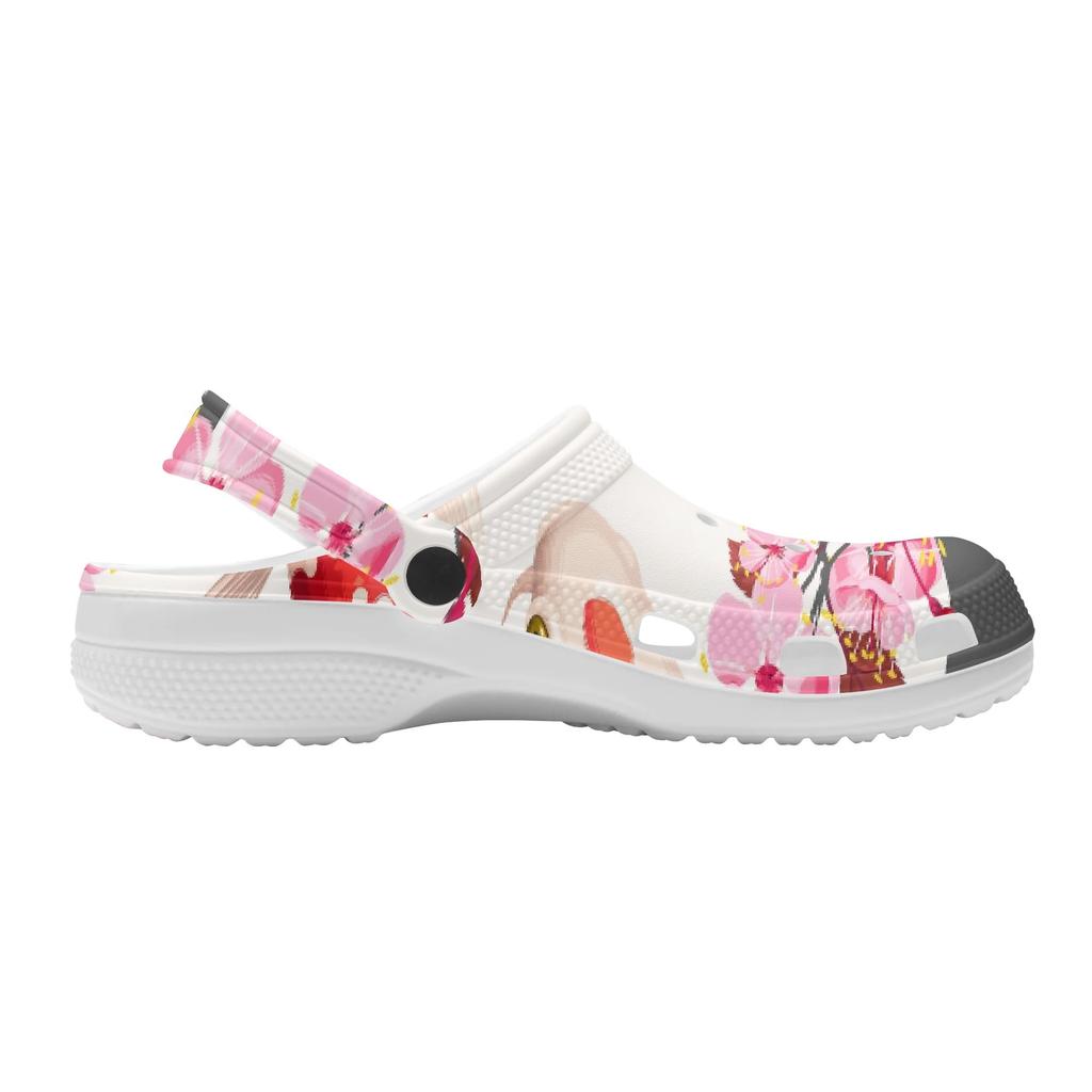 Men Women Allover Printed EVA Clogs Flexible Breathable Slip On Casual Shoes Flexible Soft Sole Summer Sandals Easy Daily Wear