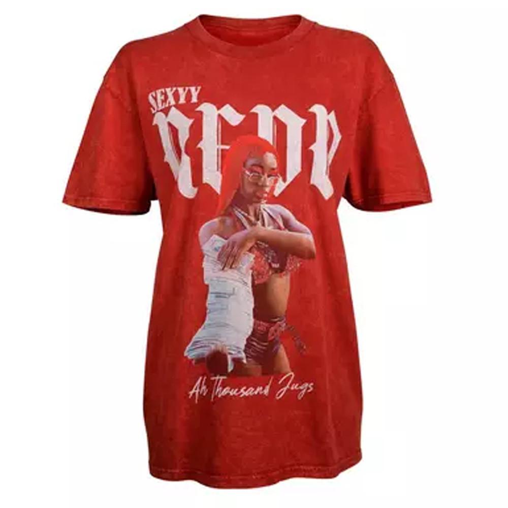 Sexyy Red SHIRT red T-shirt unisex S-5XL 1F2585 Unisex T-Shirt S