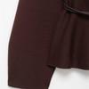 Autumn Women's Slimming V-Neck Knitted Cardigan with Belt