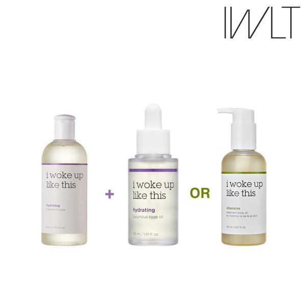 IWLT Treatment Toner (Rose Toner) 300ml + Rose Oil (Rose Oil) 30ml OR Body Oil 150ml Rose toner 300ml + rose oil 30ml free