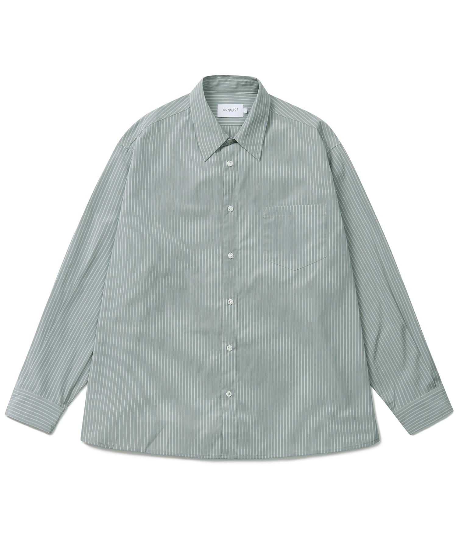 Connect Kinrock Striped Shirt (Gray) Gray/M